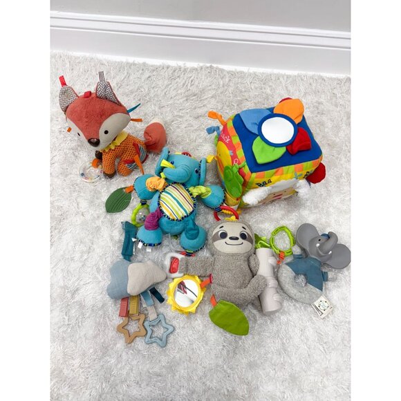 Infant Toy Bundle Skip Hop Itzy Ritzy Melissa & Doug Plush - Picture 1 of 8